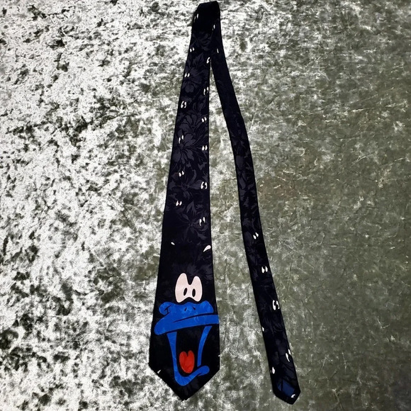 Picasso Vintage Looney Tunes Daffy Men's Tie - Picture 1 of 4